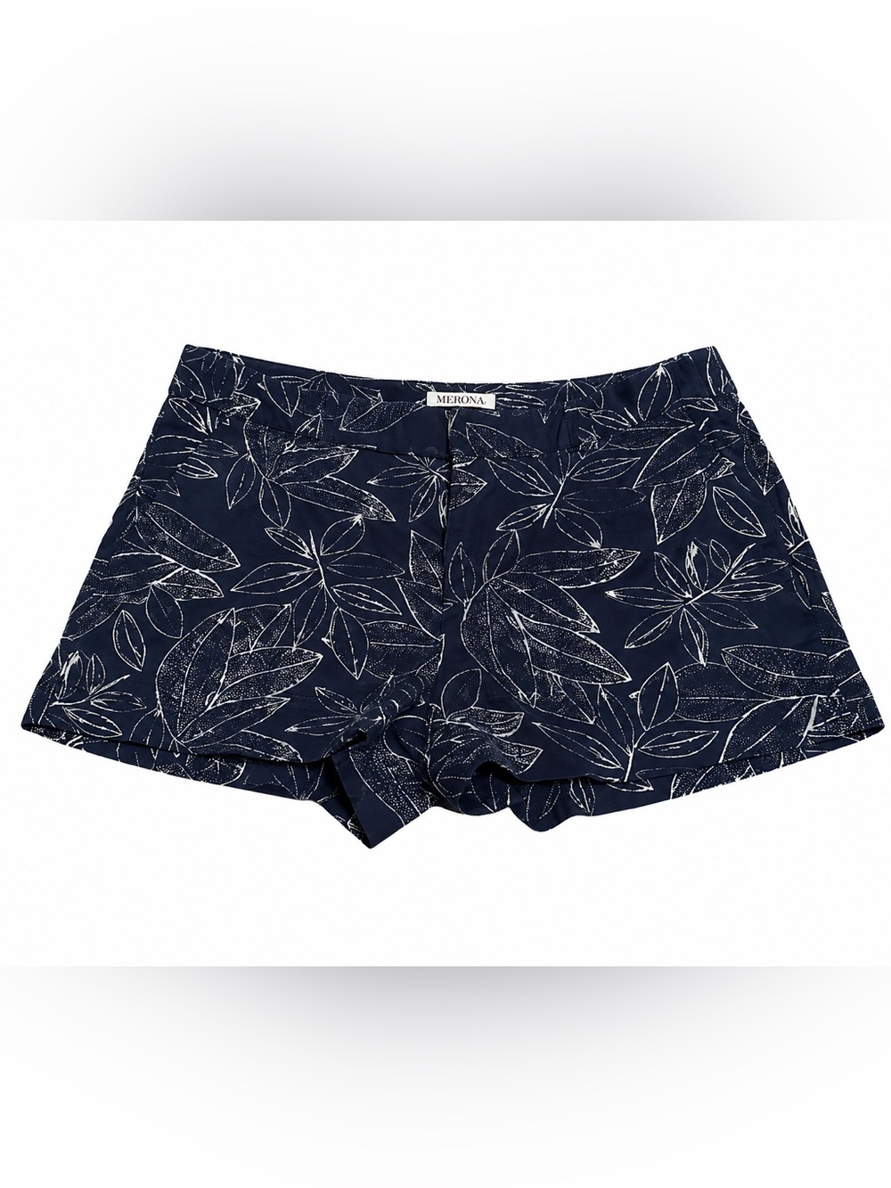 Merona blue and white floral shorts